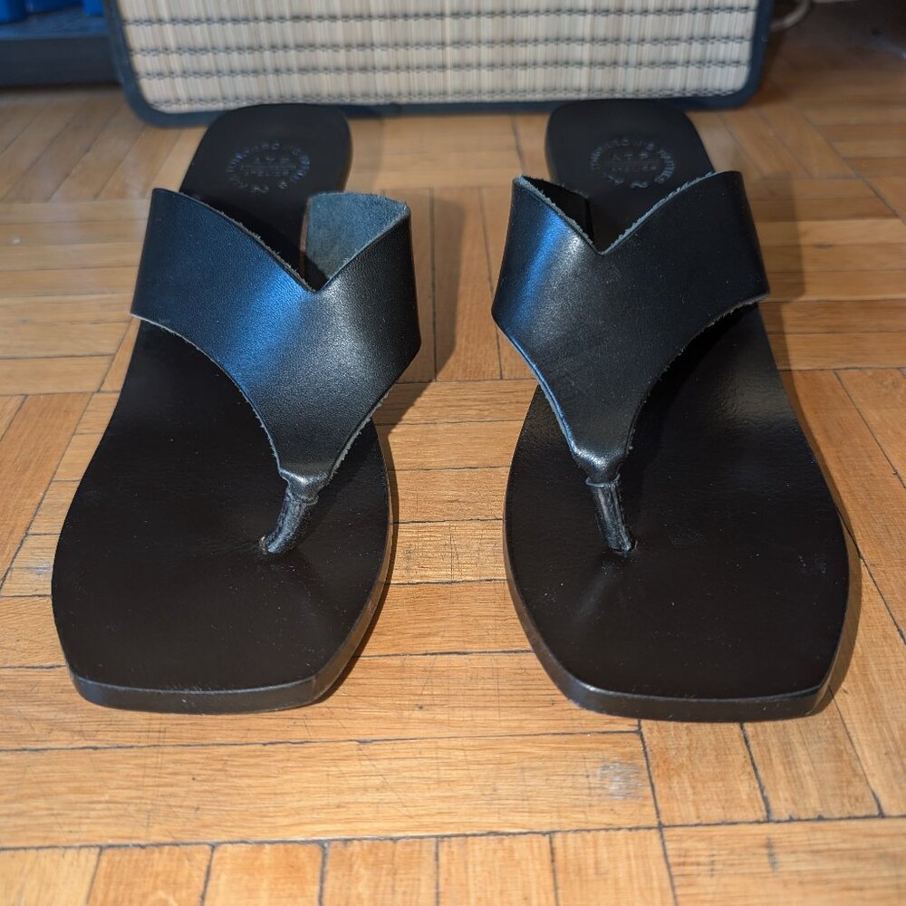 ATP Atelier Kitten Heel Thong Sandals